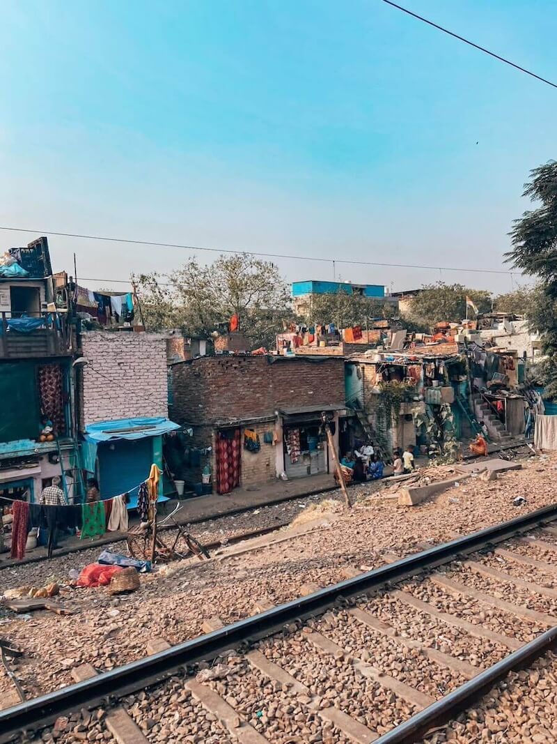 Slums in Neu Delhi