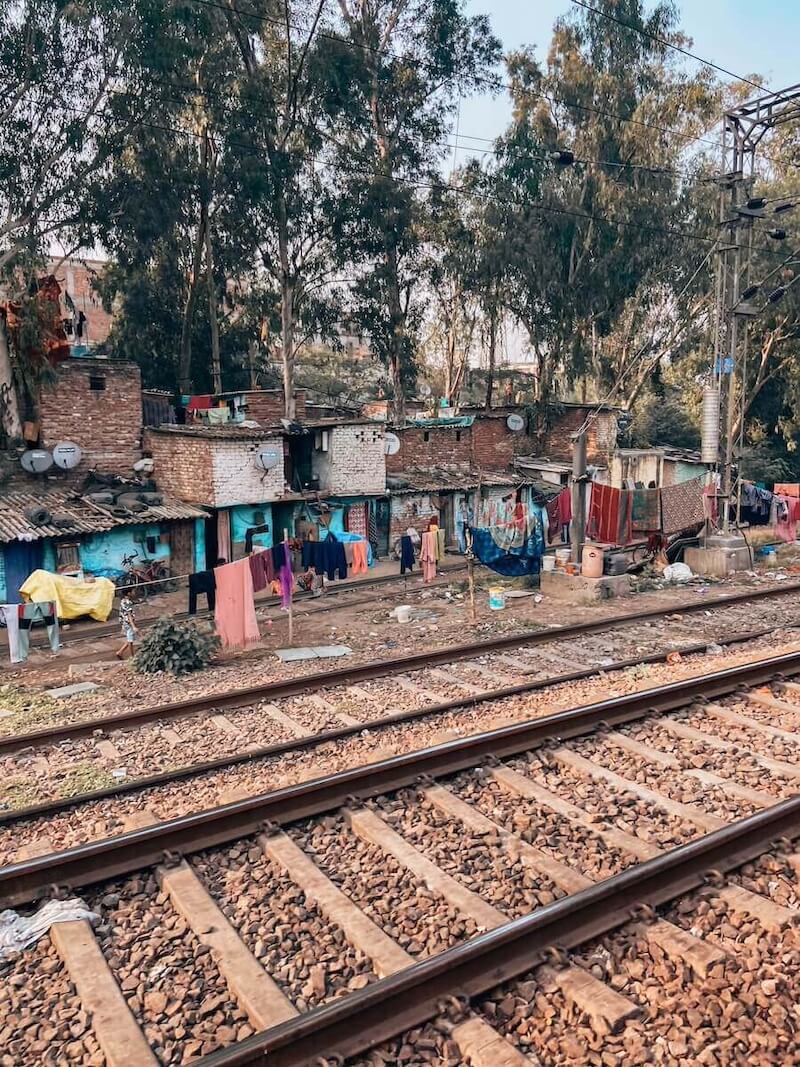 Slums in Neu Delhi