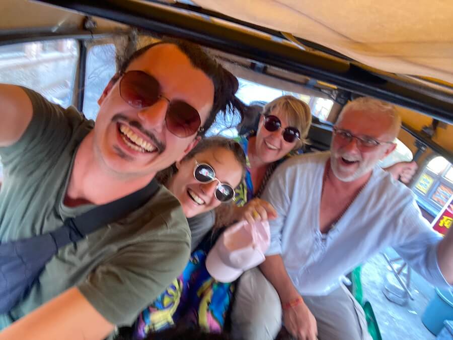 Selfie im TukTuk