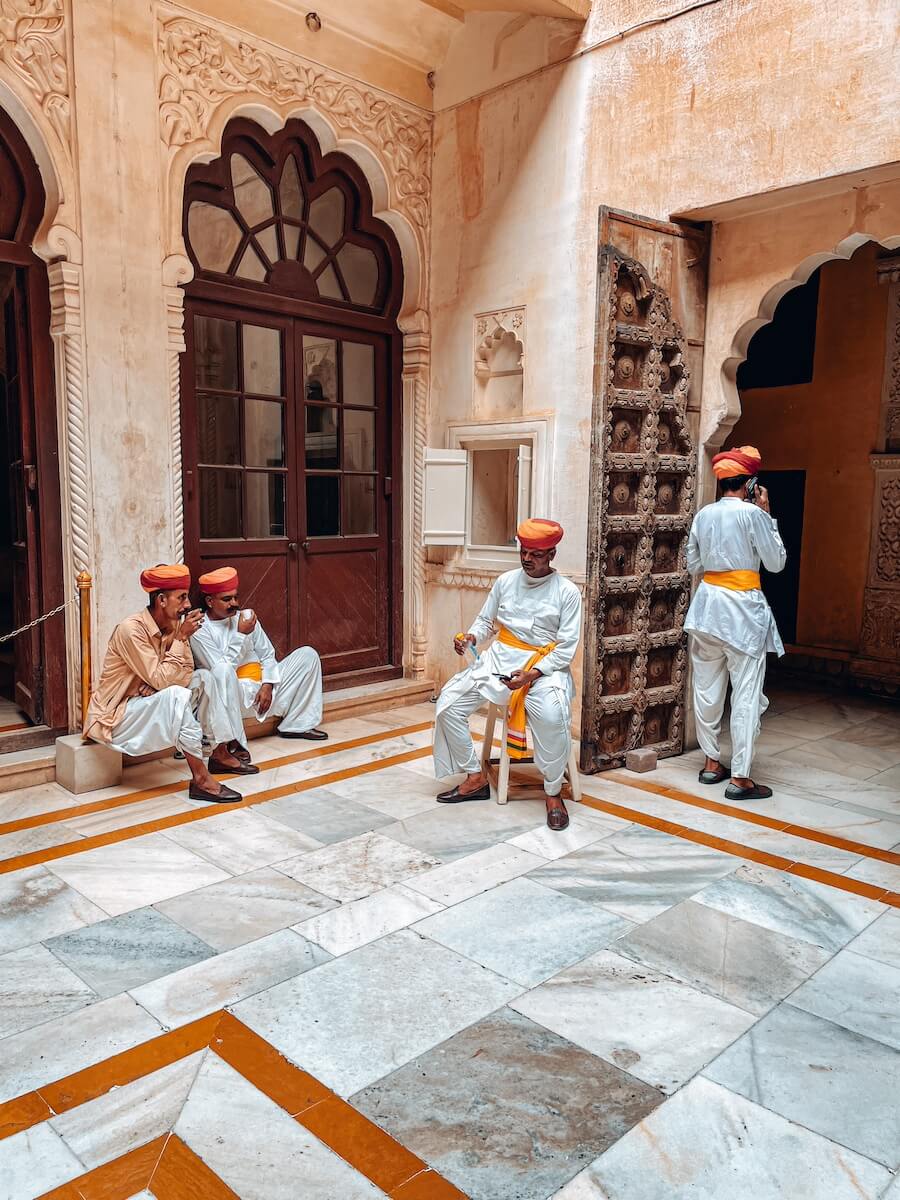 Chai Pause im Mehrangarh Fort