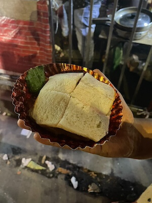 Vegetarian Sada Mumbai Sandwich