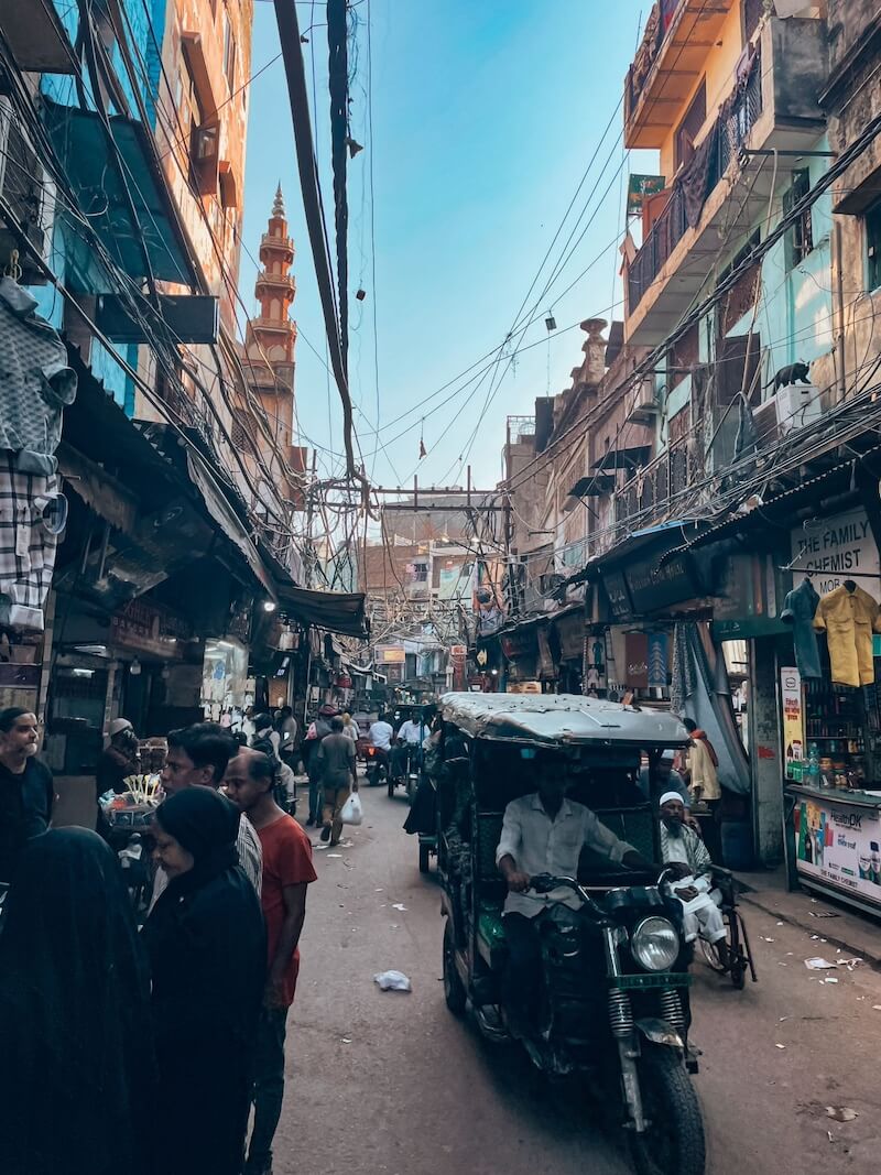 Chaos in Old Delhi