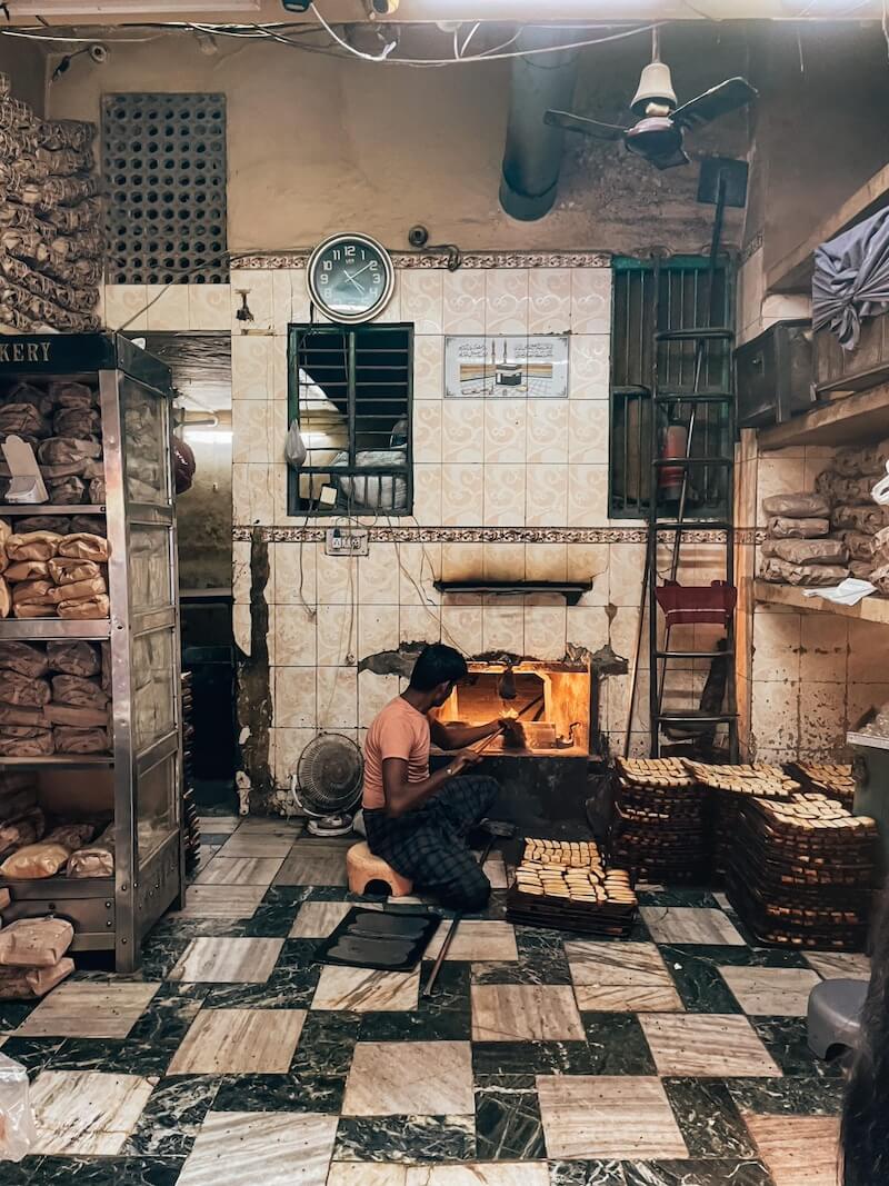 Bäcker in Old Delhi