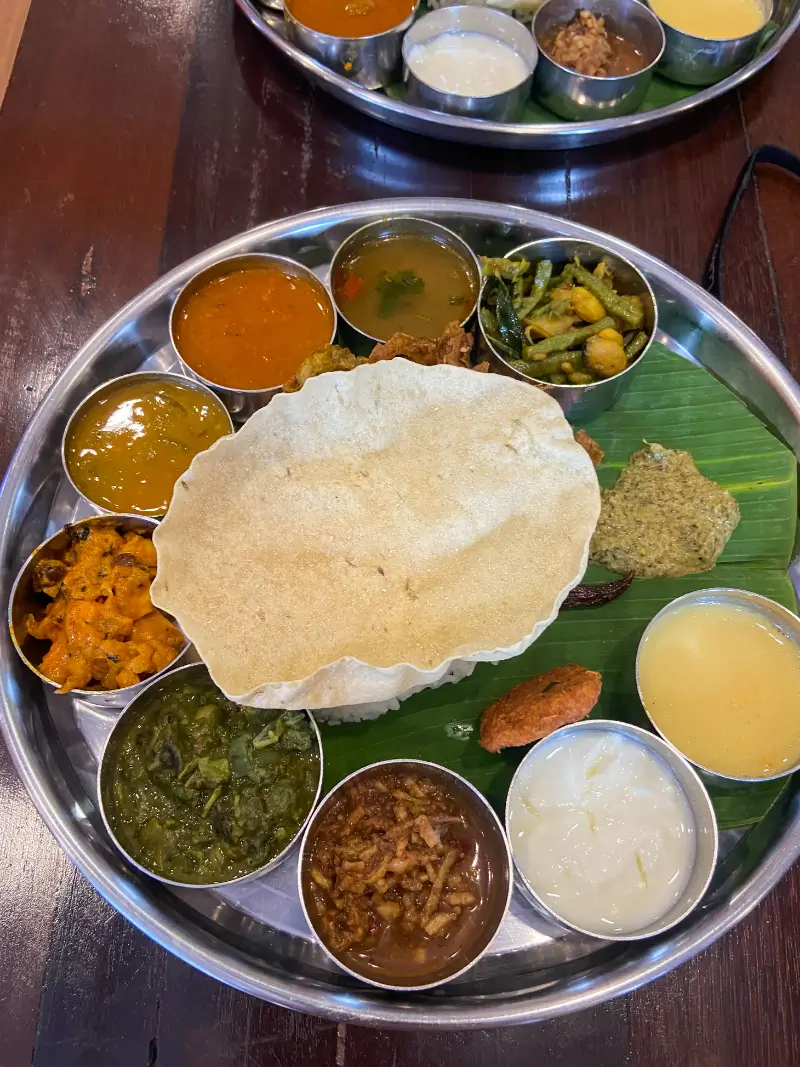 Thali in Nadja's Vege Cafe