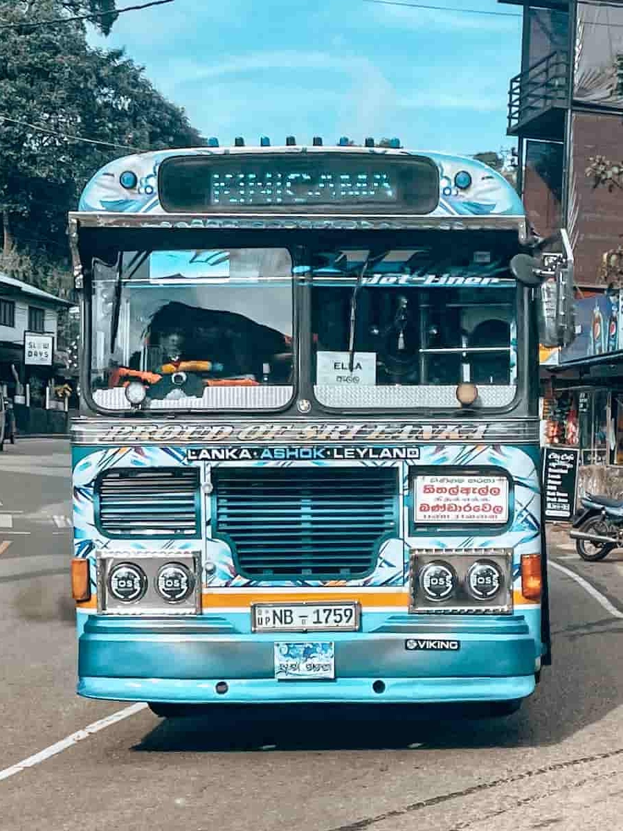 Bus in Sri Lanka