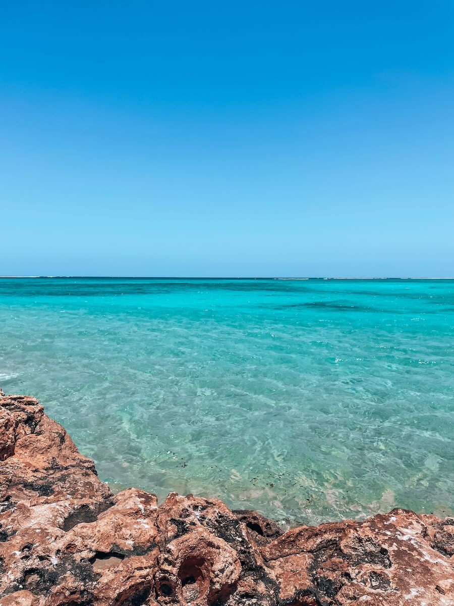 Blaues Wasser im Cape Range Nationalpark