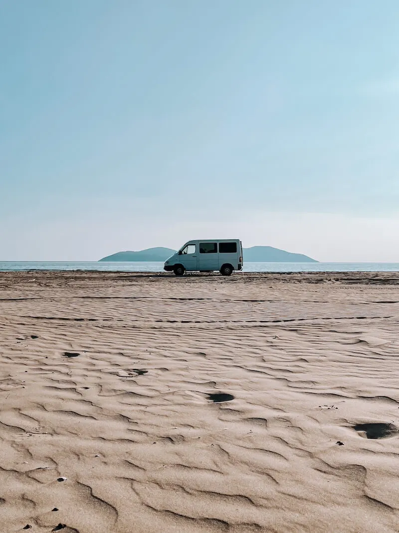 Vlore Wildcamping am Strand