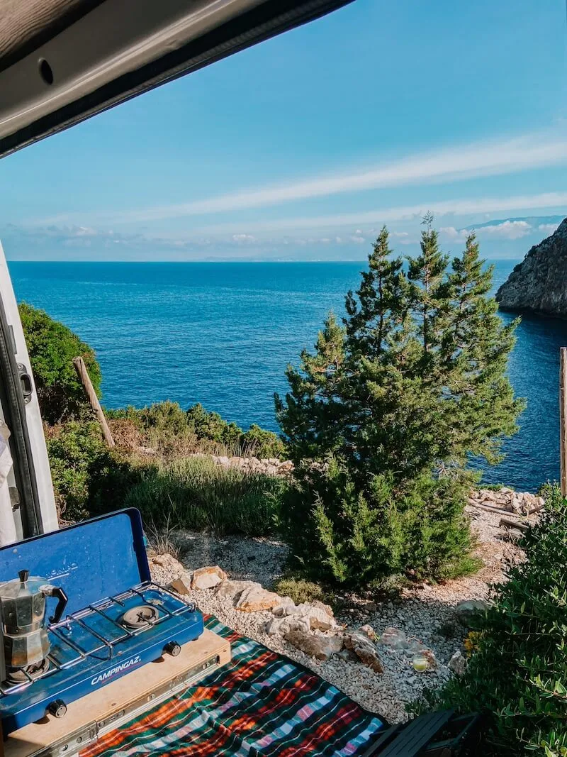 Zakynthos Wildcamping Stellplatz