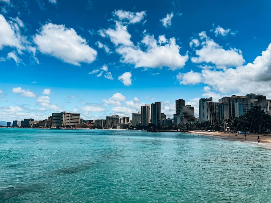 Honolulu und Waikiki Beach