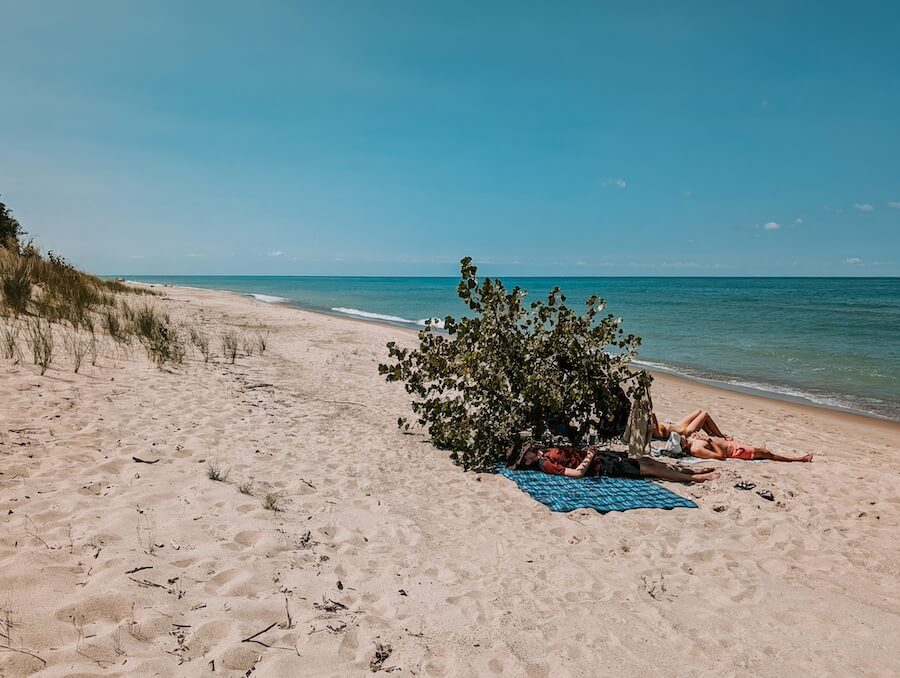 Strand im Indiana Dunes Nationalpark