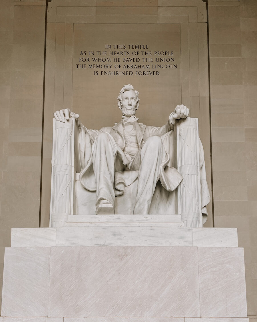 Lincoln Memorial in Washington, DC